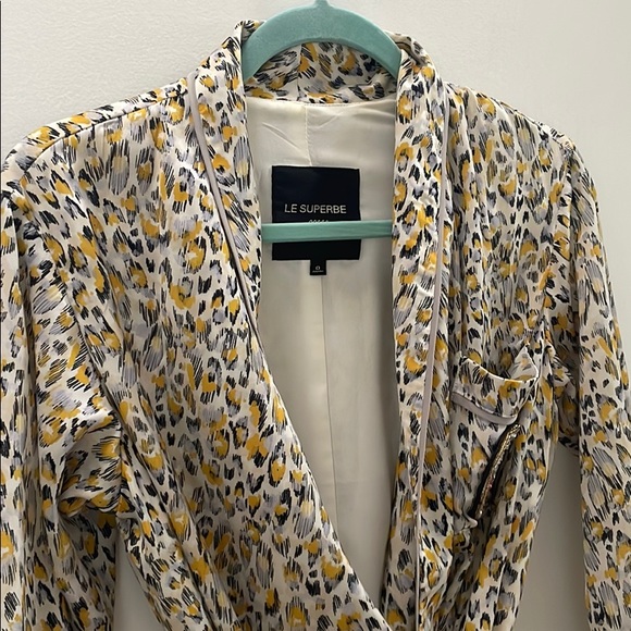 Le Superbe Abstract Cheetah Robe-Dress - Picture 2 of 4